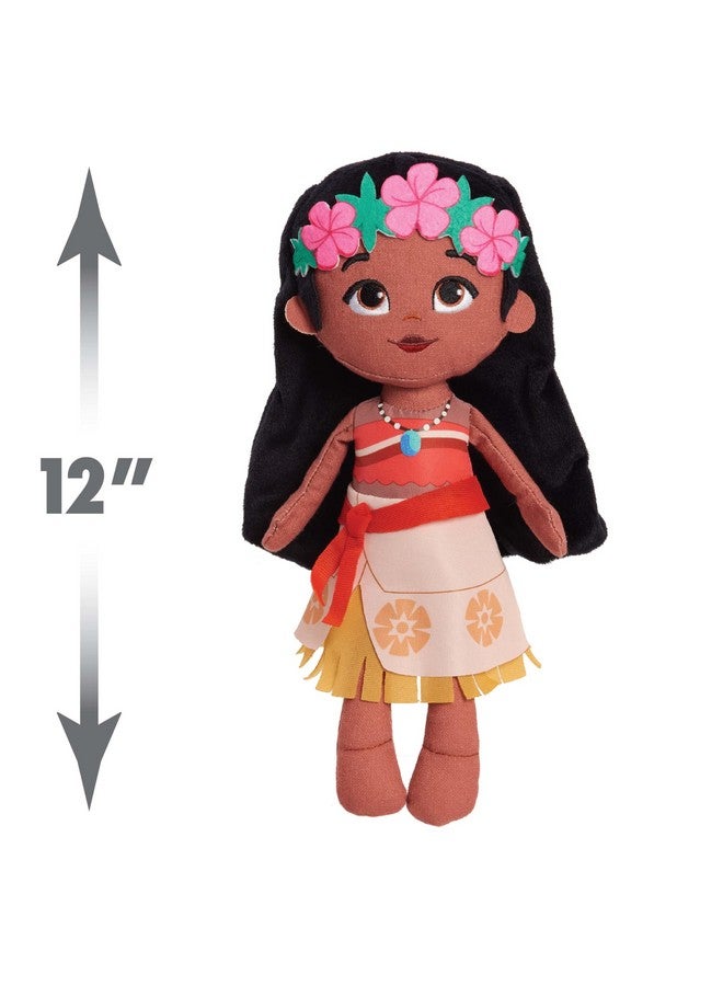 Just Play Disney Princess So Sweet Princess Moana, 12 Inch Plushie with Brown Hair, Disney Moana, Kids Toys for Ages 3 Up by Just Play - Image 4