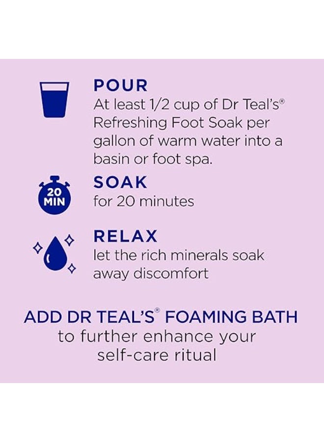 Dr. Teals Dr Teal's, Soothe & Sleep Foaming Bath, with Pure Epsom Salt, Calming Lavender - 1000 ml - Image 4