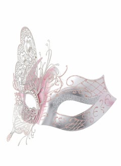 Excefore Masquerade Mask for Women, Mysterious Venetian Butterfly Lady  Party Evening Prom Ball Costumes Accessory, Pink  - Image 5