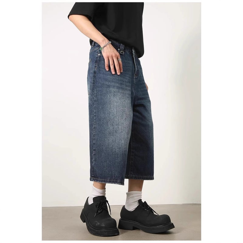 Unisex Classic Denim Jeans Loose Fit Daily Outdoor Wear - Image 4