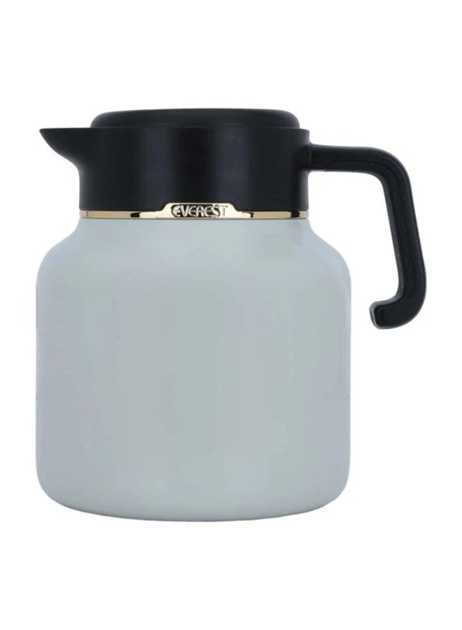 Everest thermos, 1.5 liters, digital screen, steel inner case, steel outer case - light gray - Image 2
