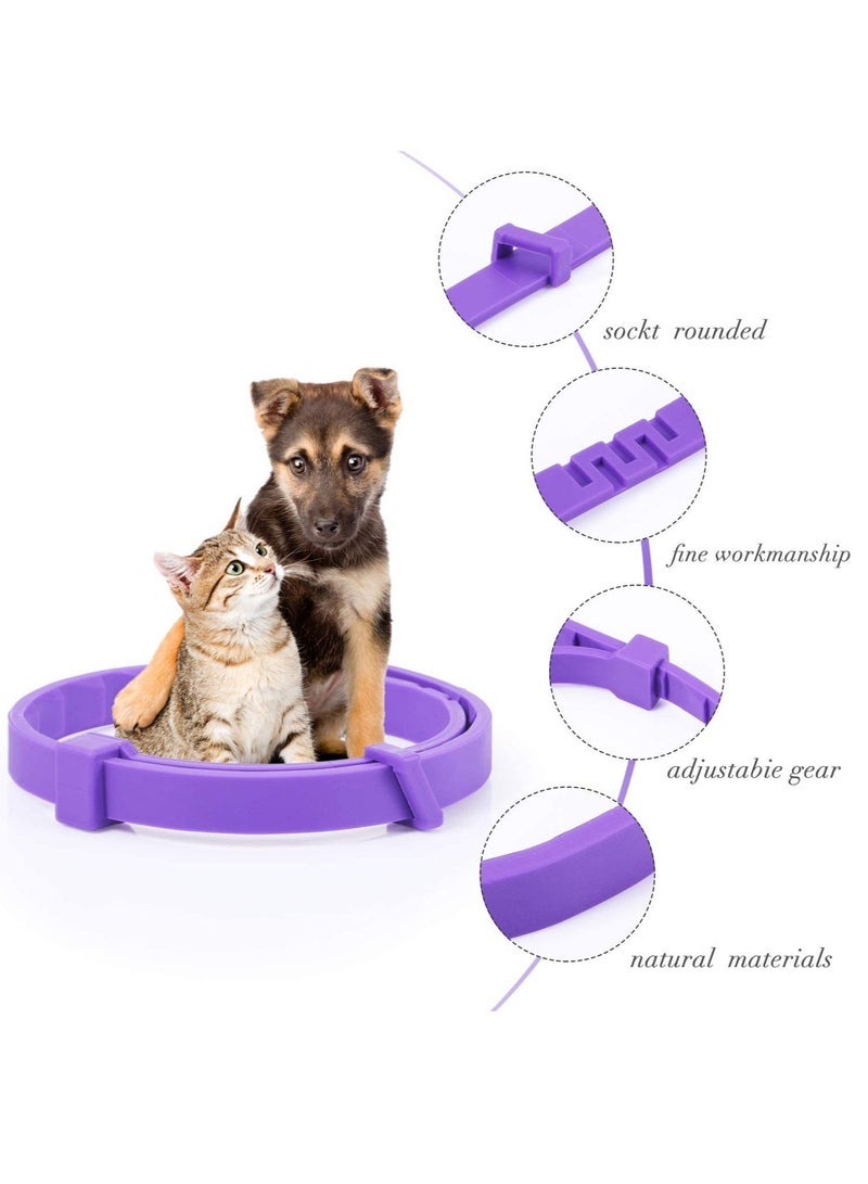 Furtey 3 Pack Calming Collar for Cats and Kittens Pheromone Collar Efficient Relieve Reduce Anxiety Stress Pheromones Calm Relaxing Comfortable Breakaway Collars Adjustable for Small, Medium Large Cat - Image 3