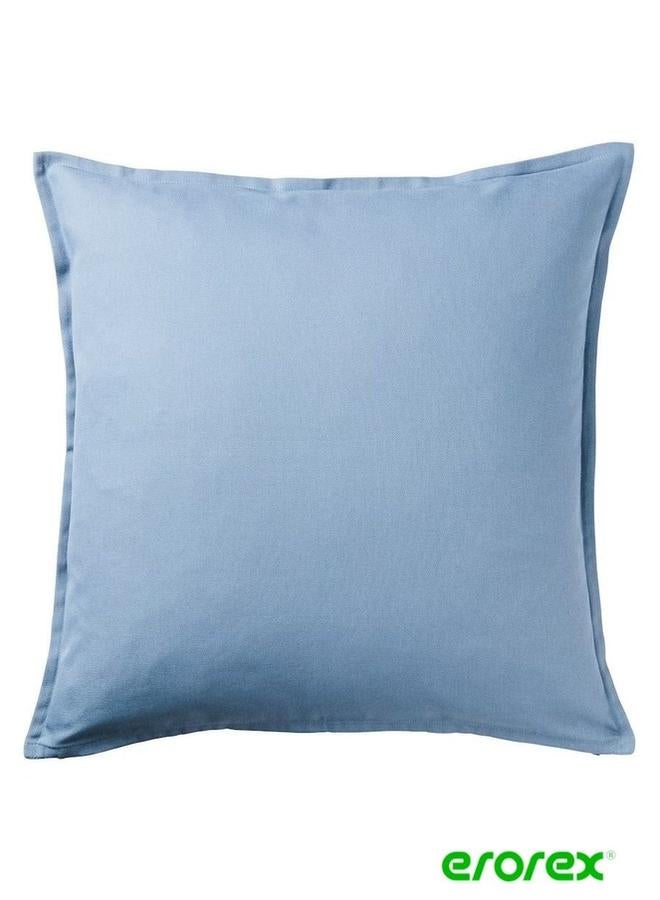 إيروريكس غطاء وسادة أزرق فاتح 50×50 سم - Image 1