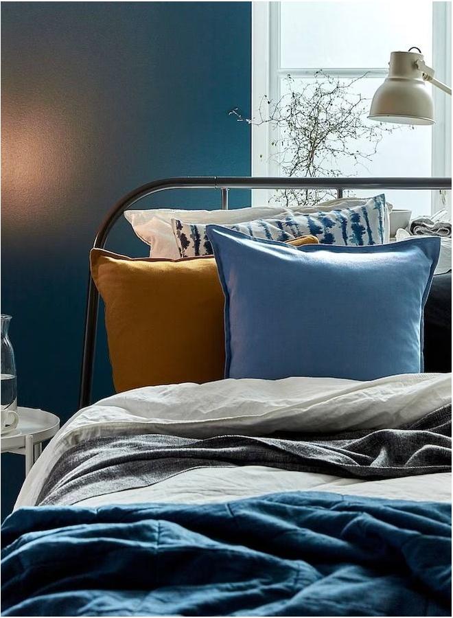 إيروريكس غطاء وسادة أزرق فاتح 50×50 سم - Image 3