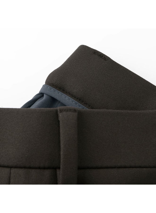 FIRS Shanshan Autumn Winter Thickened Casual Pants For Men With Mulberry Silk Warm Close-fitting Skin-friendly Business Commuting Straight-leg Trousers - Image 1