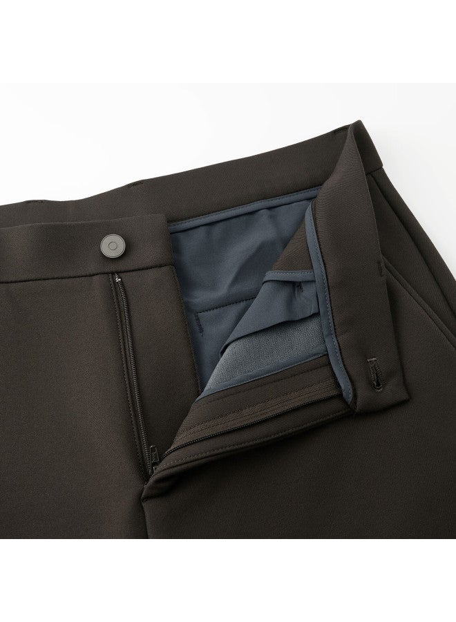 FIRS Shanshan Autumn Winter Thickened Casual Pants For Men With Mulberry Silk Warm Close-fitting Skin-friendly Business Commuting Straight-leg Trousers - Image 2