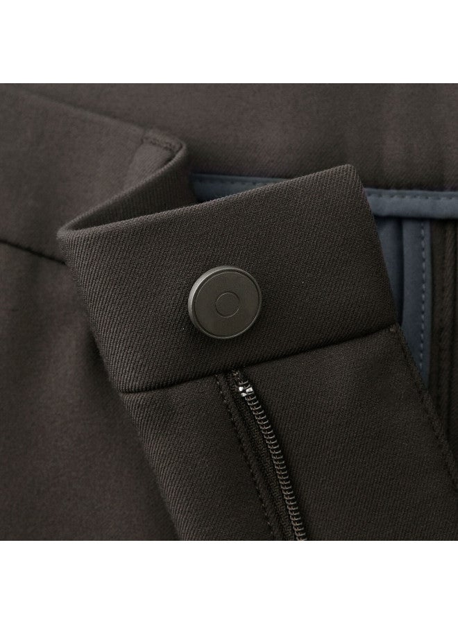 FIRS Shanshan Autumn Winter Thickened Casual Pants For Men With Mulberry Silk Warm Close-fitting Skin-friendly Business Commuting Straight-leg Trousers - Image 3
