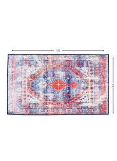 Status Contract Status Contract Rugs for Living Room|(3x5ft) Printed Carpet for Living Room Decor|Anti Skid Backing Home Essentials| Boho Rugs for Living Room (Vintage 413), Polyester, Multicolor, Rectangular  - Image 2