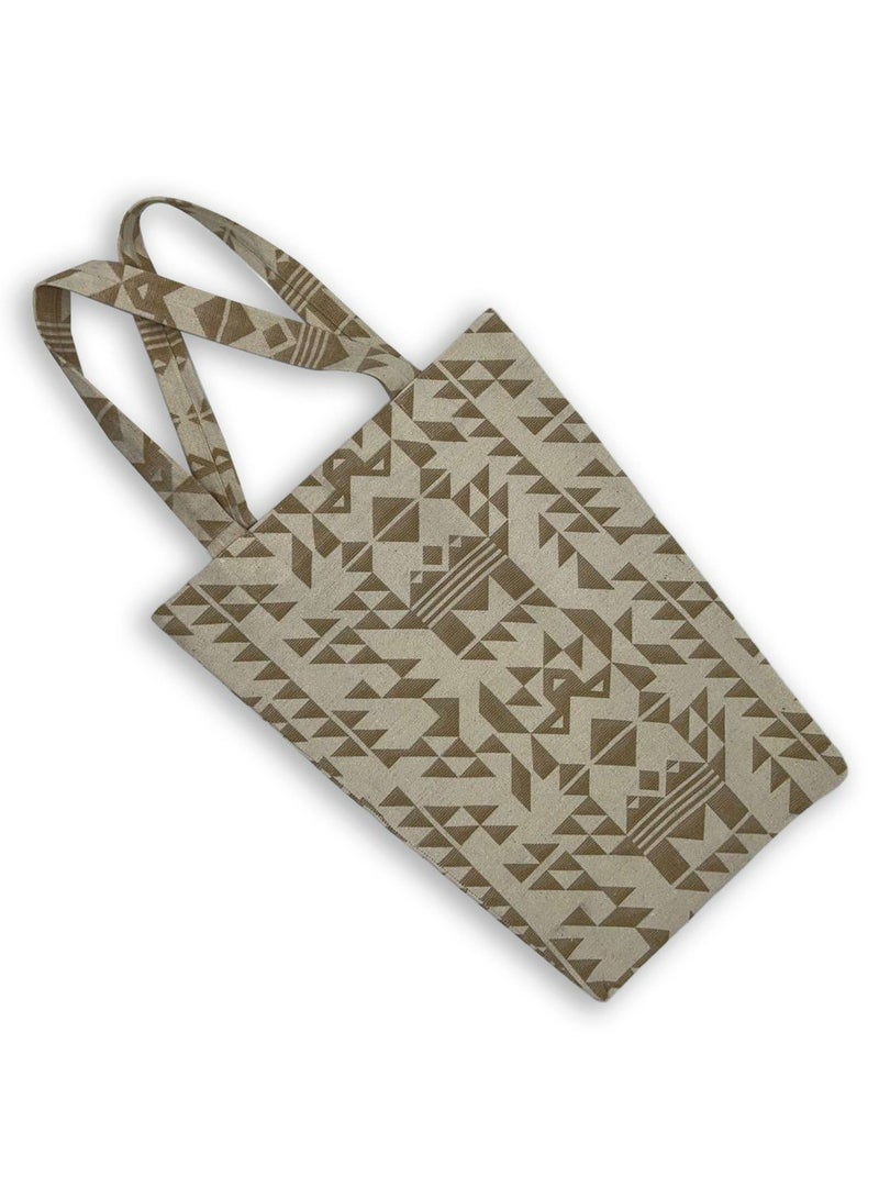 Gharibo Bags casual printed linen tote bag T230008C - Image 2