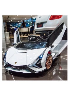 Generic Electric car toy for children designed with the design of famous racing cars, multi-colored (white)  - Image 2