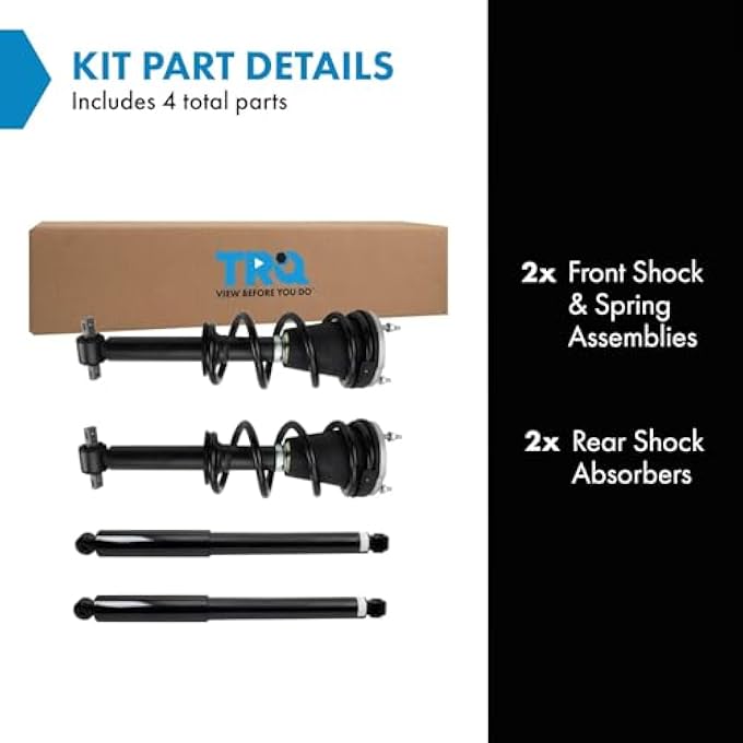 TRQ Complete Shock Assembly  Shock Absorber Kit Compatible With 1922 Chevrolet Gmc - Image 3