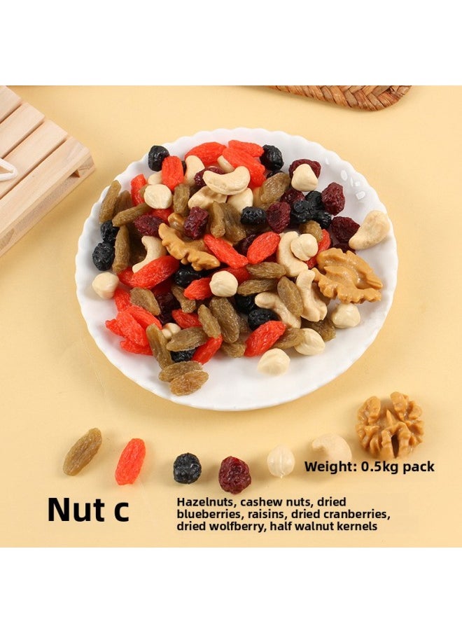 1:1 Simulation Mixed Cereals Model DIY Toys Food And Play Accessories Eight Treasure Porridge Nut Ingredients Photo Props-Color:Nut C (pack Of 0.5kg )  - Image 1