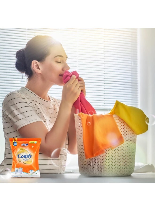 Comfy مسحوق غسيل فياه كومفي 1.5 كجم | إزالة بقع قوية | تركيبة مبيضة | انتعاش يدوم طويلاً - Image 2