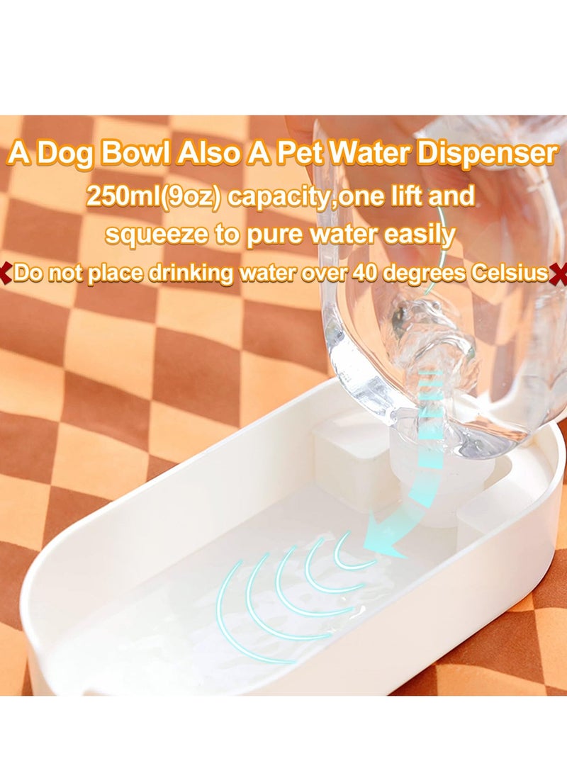 KASTWAVE Portable Dog Water Bottle for Walking, Dog Bowl 2-in-1, Leak Proof Foldable Pet Water Bottles Dispenser Bowl Travel Drink Cup, for Hiking, Travel, Cat Bowls and Pet Water Bottle - Image 3