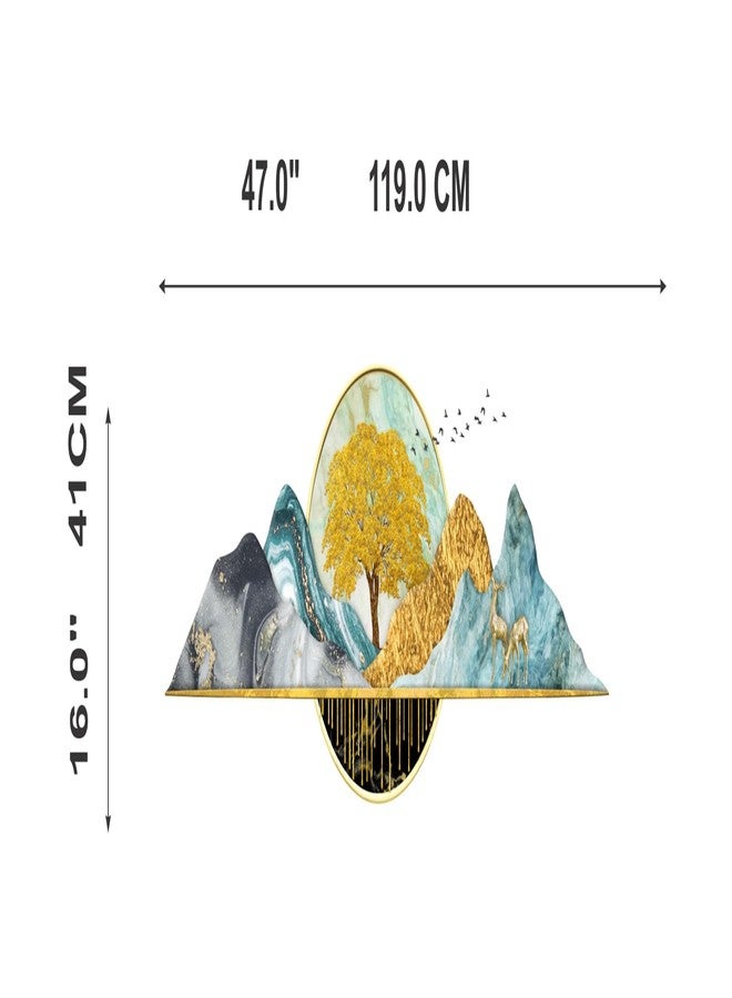 WALLBOOK Set of 2 Wall Stickers Dreamy Girl | 3D Trees for Home, Hall, Bedroom, Livingroom & Kitchen - Image 4