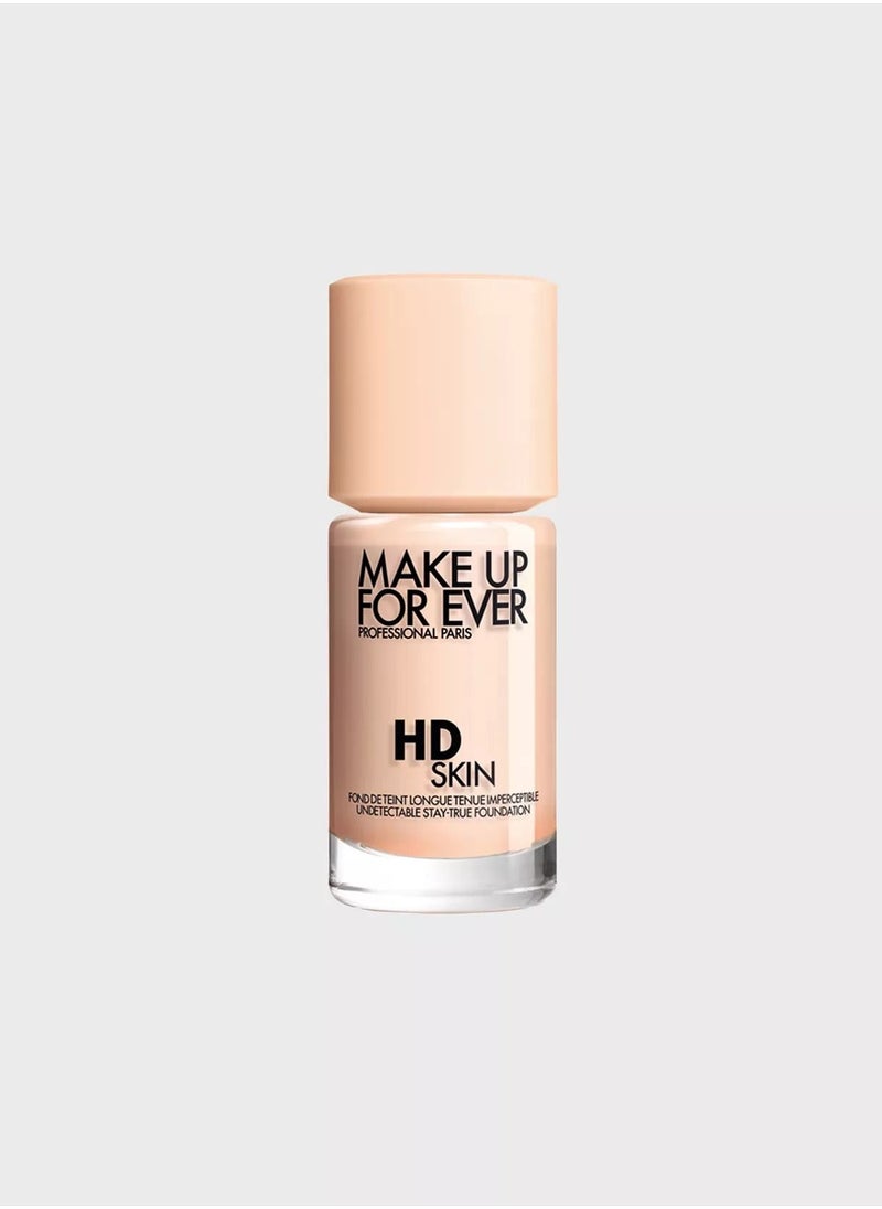 MAKE UP FOR EVER - HD Skin Foundation - 1R02 - R210 - 30 ml - Image 1