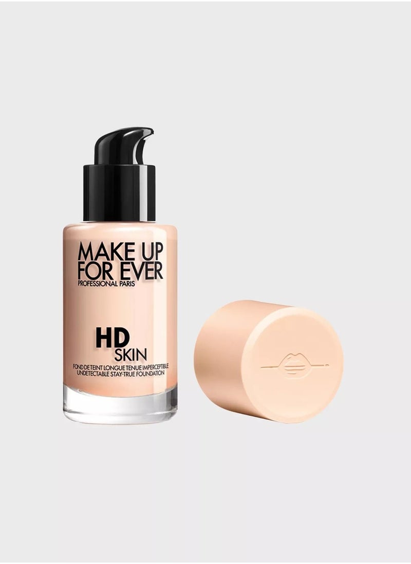 MAKE UP FOR EVER - HD Skin Foundation - 1R02 - R210 - 30 ml - Image 1