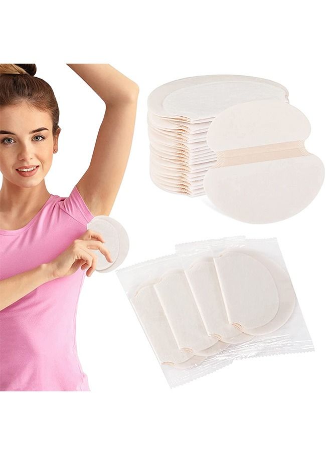 Generic 20 Pcs Disposable Underarm Sweat Pads Set, Premium Thin and Light Breathable Non Woven Fabricmaterial Antiperspirant Pads,  Fight Hyperhidrosis Underarm Guards Pads for Men and Women(Skin Color)  - Image 1