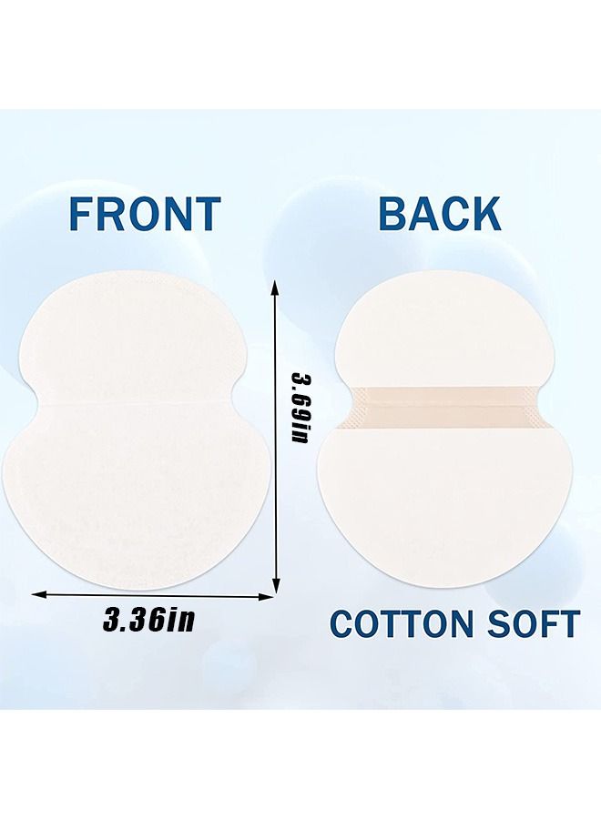 Generic 20 Pcs Disposable Underarm Sweat Pads Set, Premium Thin and Light Breathable Non Woven Fabricmaterial Antiperspirant Pads,  Fight Hyperhidrosis Underarm Guards Pads for Men and Women(Skin Color)  - Image 2