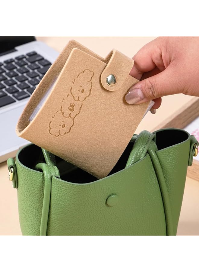 erorex 3 Inch Photo Album Mini Kpop Photocard Binder Small Photo Album Card Holder For Fujifilm Instax Polaroid Film 40 Pockets - Image 4