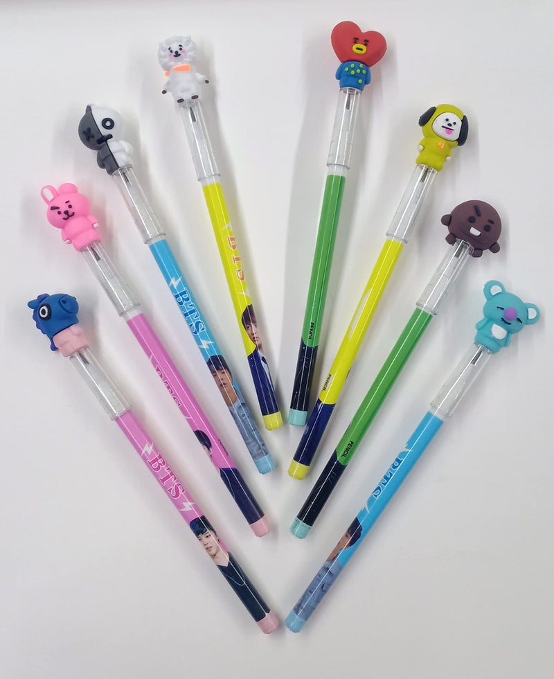 Little More LITTLEMORE Stacking Pencils Designer Lead Bullet Pencils Birthday Gift Return Gifts for Kids (8pcs) - Image 1
