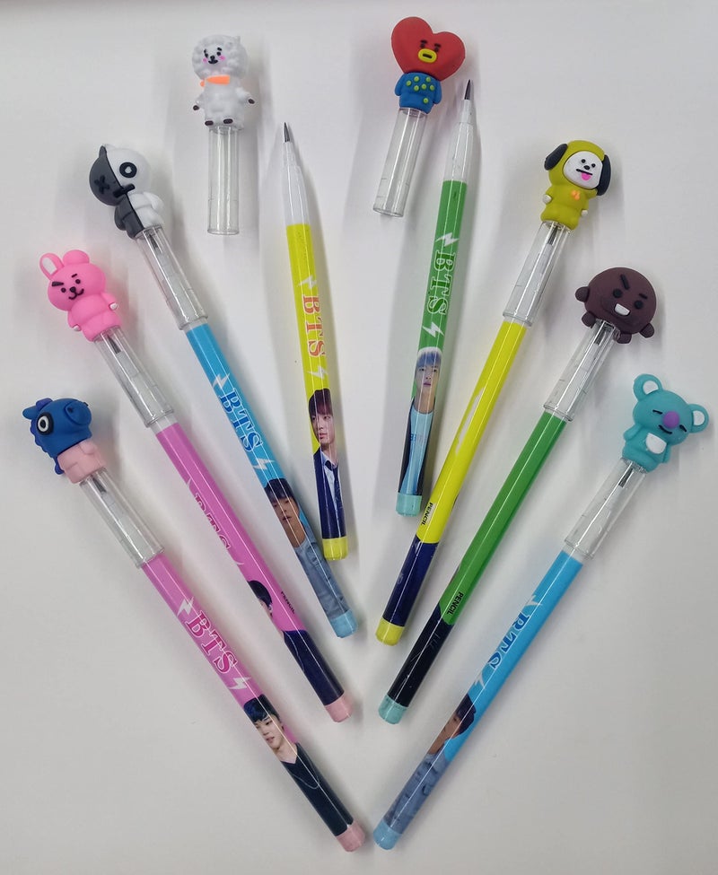 Little More LITTLEMORE Stacking Pencils Designer Lead Bullet Pencils Birthday Gift Return Gifts for Kids (8pcs) - Image 2