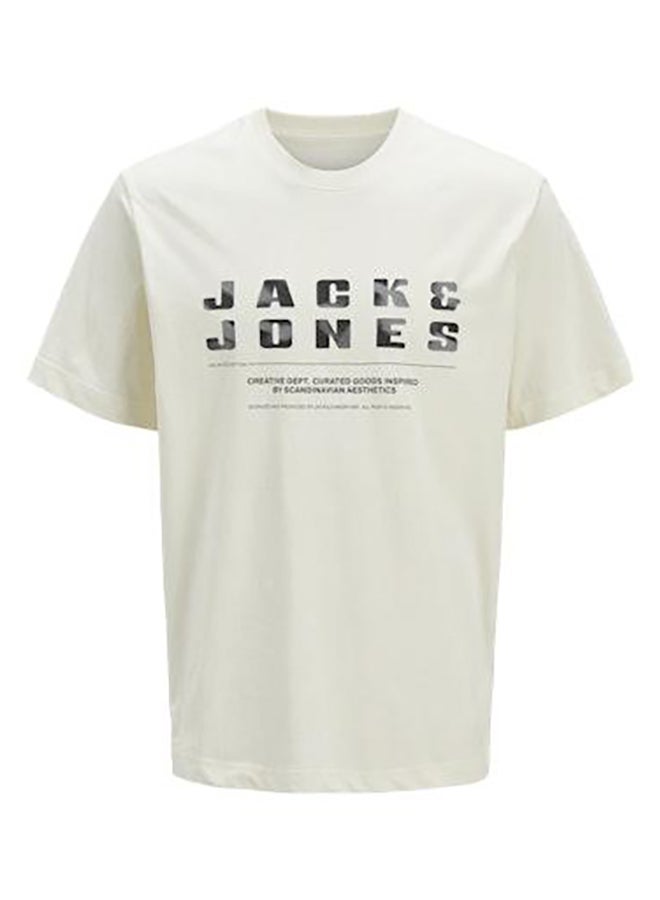 JACK & JONES Jcorecharge Front Branding Tee Crew Neck - Image 1