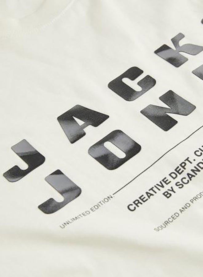JACK & JONES Jcorecharge Front Branding Tee Crew Neck - Image 2