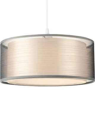 2-Tier Large Lamp Shade, Modern Grey Light Shade, Lampshades for Ceiling Lights, Table Lamps & Floor Lamps, Ceiling Light Shade for Living Rooms, Kitchen, Bedroom, Hallways & Lounges - pzsku/ZA7D5F604E385D246FFCBZ/45/1742028110/f96aedcd-2c42-4c4e-8d79-7b764c88517f