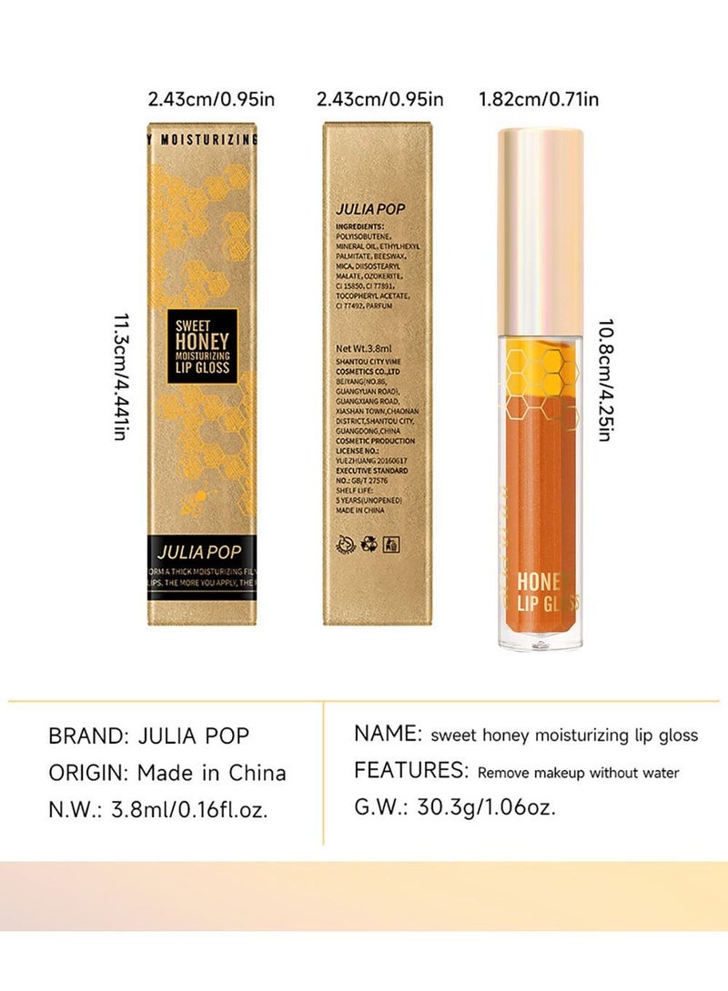 JULIA POP Sweet Honey Moisturizing Lip Gloss  - Image 5