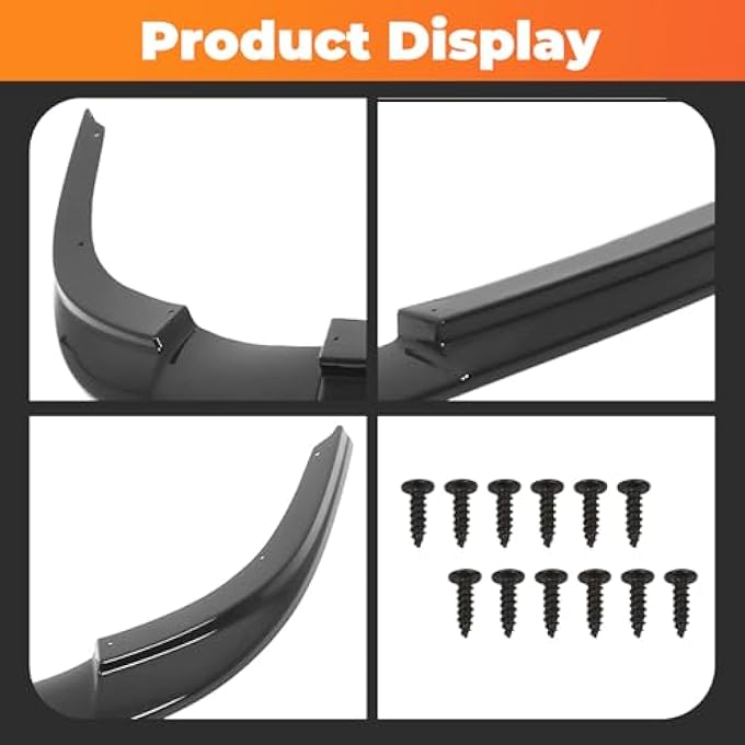Aspaton Front Bumper Lip Compatible with Corvette C6 Z06 2005-2013 ZR1 Style Lower Splitter Spoiler Diffuser Protector (Glossy Black) - Image 4