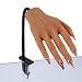 KnowU Silicone Practice Hand for Acrylic Nails, Mannequin Hands for Nails Practice with Adjustable Bracket, Life Size Fake Hand for DIY Nails/Nail Art Beginners/Nail Salon Artists - Image 2