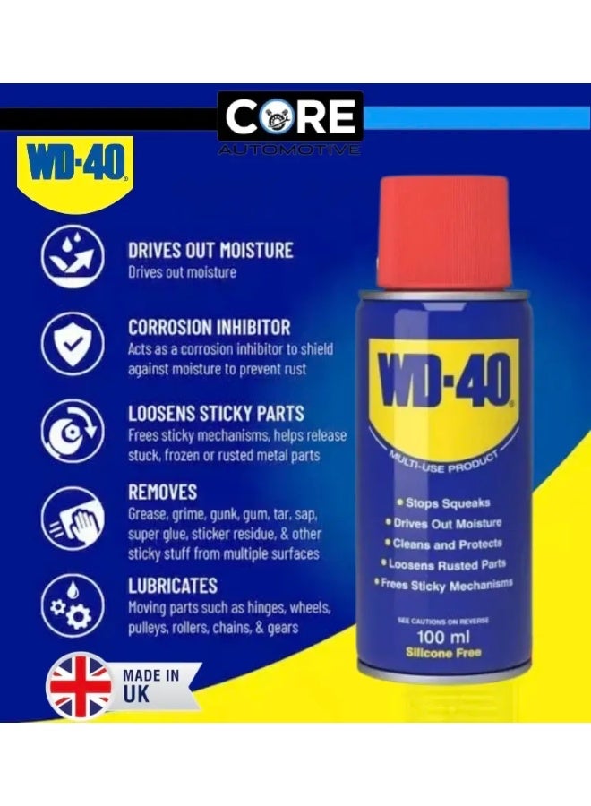 دبليو دي-40 بخاخ مانع للصدأ متعدد الاستخدامات 100 مل - Image 3