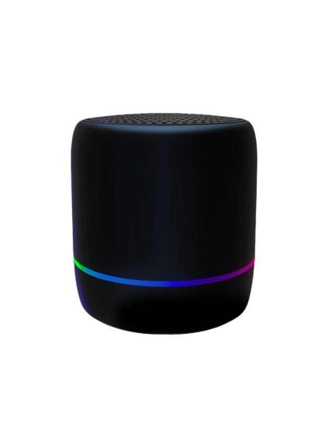 Bluetooth Speaker, Mini Wireless Portable Speakers with Subwoofer, Louder Volume, Longer Playtime, Bluetooth 5.0, IPX 4 Waterproof Speaker for Party Beach Camping, Black  - Image 1
