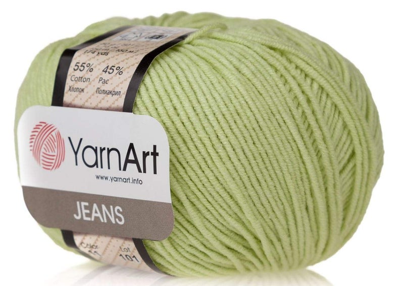 YarnArt 55 Cotton 45 Acrylic YarnArt Jeans Sport Yarn 1 SkeinBall 50 gr 174 yds 11