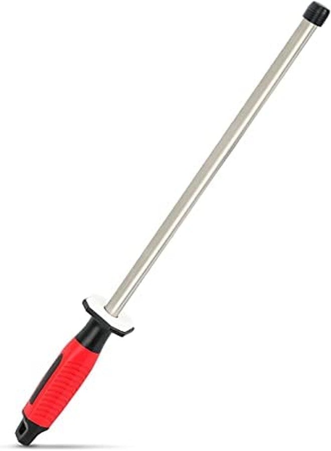 Koja Kota Japan 12-inch Professional Diamond Rod with Carbon Steel Core Dual Grit Sharpener Stick - Coarse Diamond Honing & Fine Ceramic Polishing for Chef, Kitchen, Hunting Knives and other Tools - Image 1