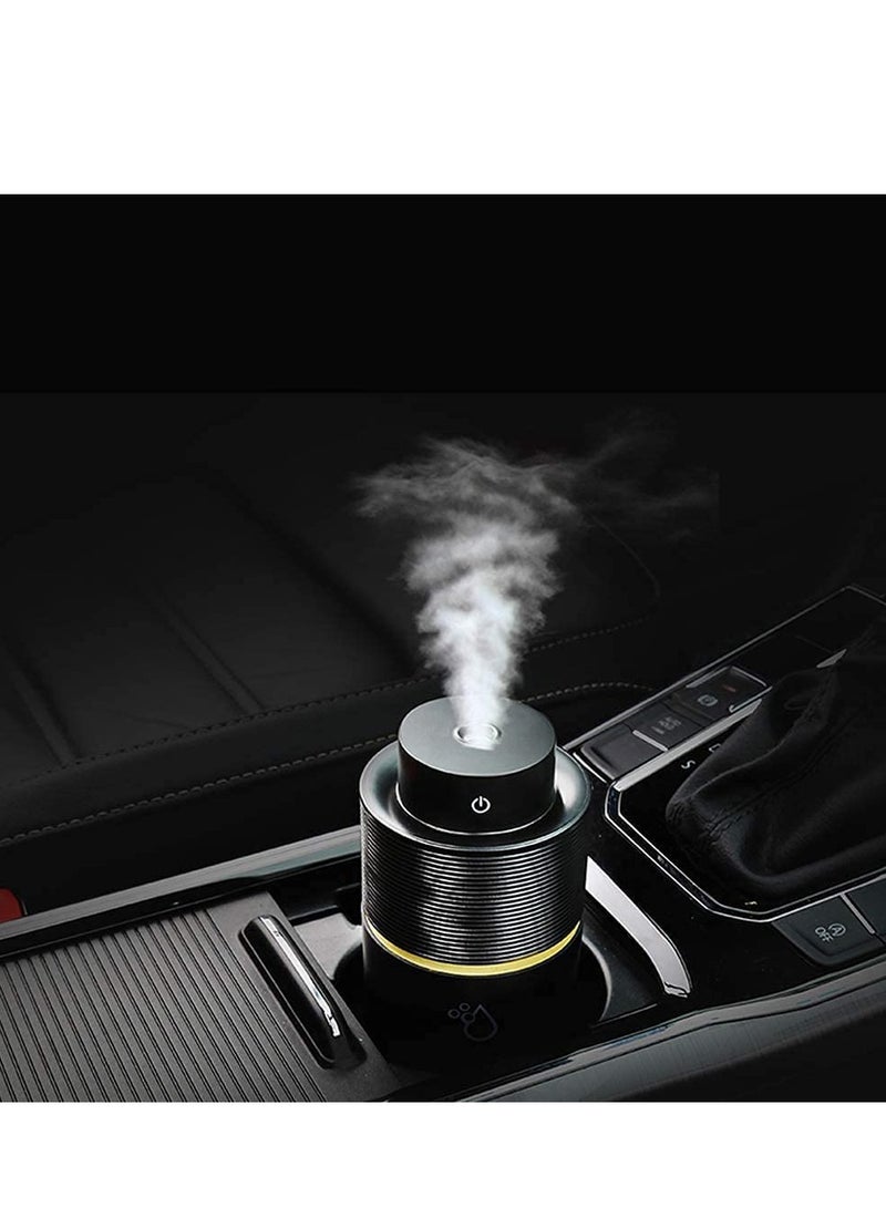 KASTWAVE Car Diffuser Usb Plug In Car Humidifier Essential Oil Diffuser Mini Portable Aromatherapy Cup Holder 7 Colors LED Lights Car Humidifier Diffuser for Vehicle Office Travel Home 200mL - Image 3