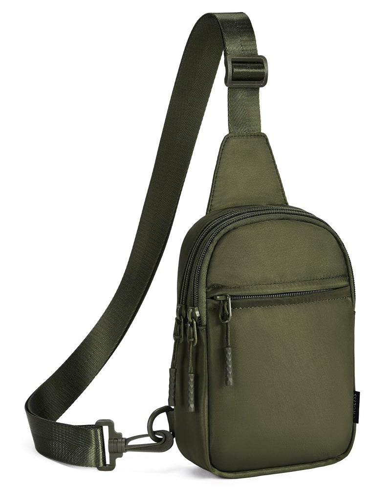 CHOLISS Small Crossbody Bags for Women and Men, Sling Backpack Travel Bag Nylon - Image 1