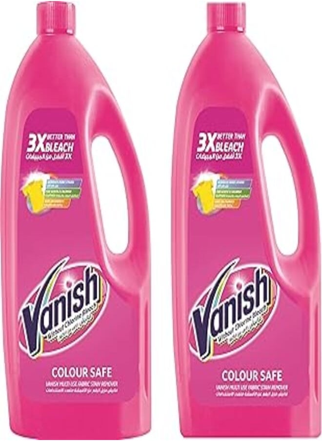 Vanish Vanish Laundry Stain Remover Liquid for White Colored Clothes, Can be used with or without Detergents & Additives, 900ml - Pack of 2 @15% Off 