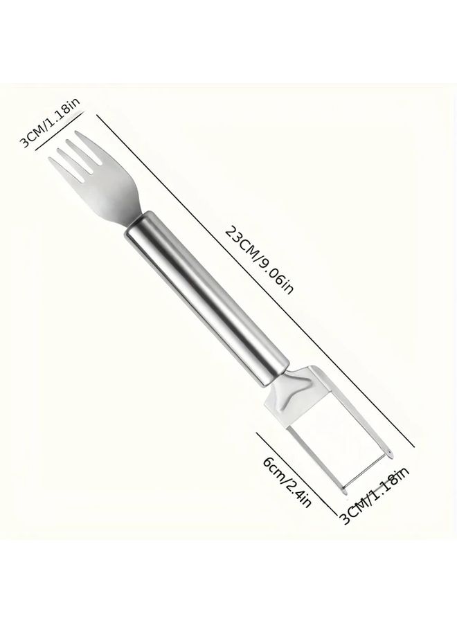 Double Head Melon Peeler Stainless Steel Watermelon Slicer Dicing Tool Kitchen Gadget - Image 3