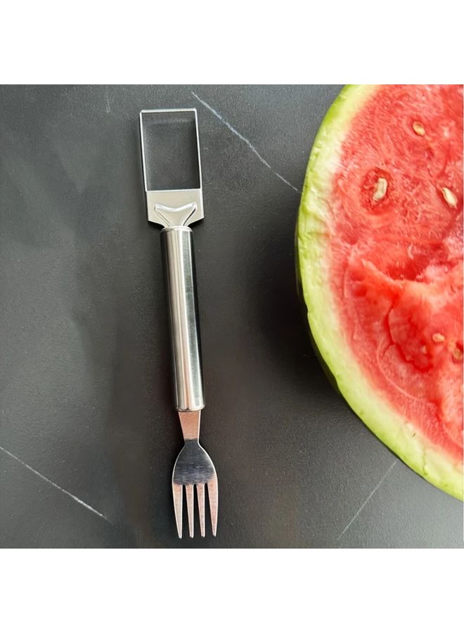 Double Head Melon Peeler Stainless Steel Watermelon Slicer Dicing Tool Kitchen Gadget - Image 2