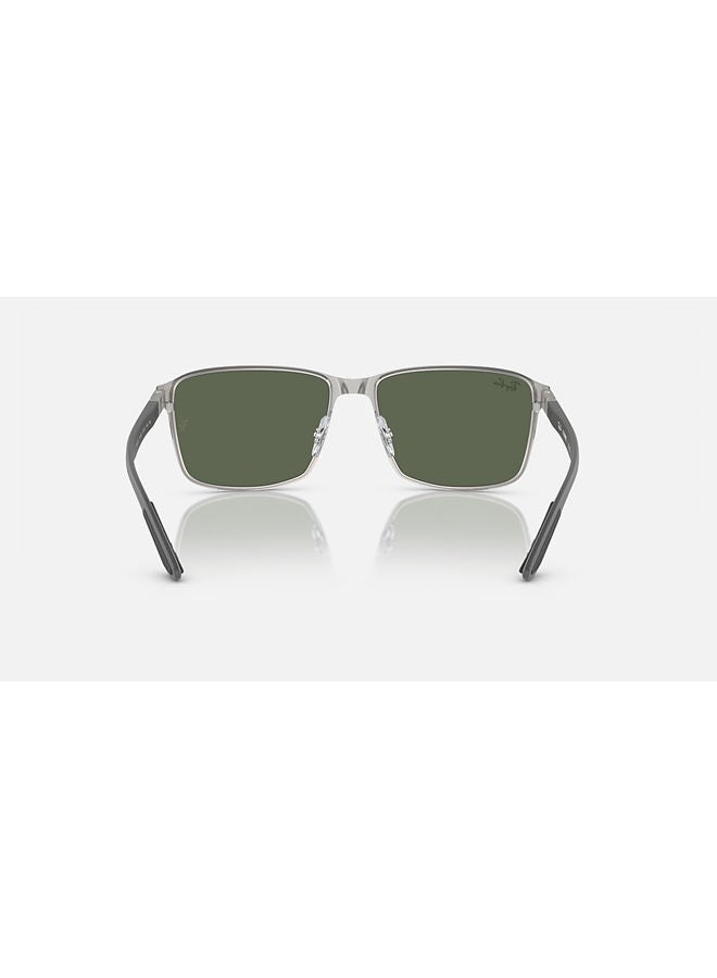 Ray-Ban Men Full Rim Square Sunglasses 0RB3721 59 914471 - Image 3