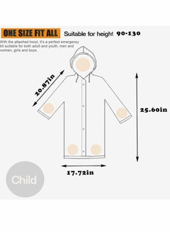 Y&D Children's raincoats, Cartoon Kids Rain Jacket, Blue CarGirls Hooded Poncho Outdoors Transparent Raincoat Student Suit Waterproof Durable Windbreaker (Pink Rabbit)  - Image 4