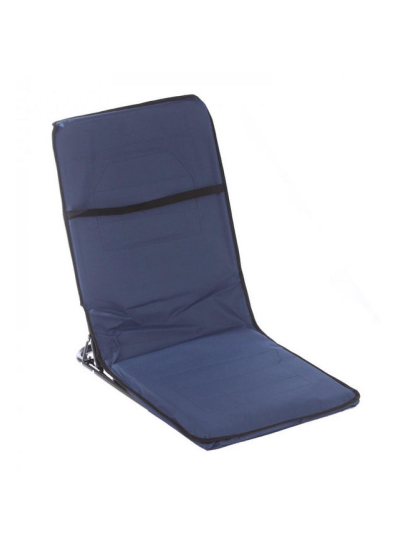 ALSAEED - A Portable Foldable Ground Chair Set For Trips and Camping Blue - Image 1