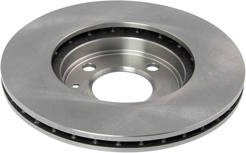 TRQ Front Brake Rotors Set Vented Compatible with 1995-2002 Volkswagen Cabrio 1993-1999 Golf 1989-1999 Jetta 1990-1997 Passat 1986-1988 Quantum Scirocco - Image 5