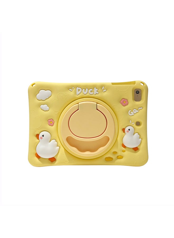 Generic - 60 Spot For Samsung Tab A9 Protective Case Red Rice Redmi Pad SE 11 Protective Case-Color:Pen Slot Penguin-Applicable Model:ipad7/8/9-All 10.2 Inches - Image 1