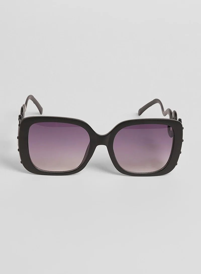 Haute Sauce The Serpent Butterfly Sunglasses - Onyx Black
