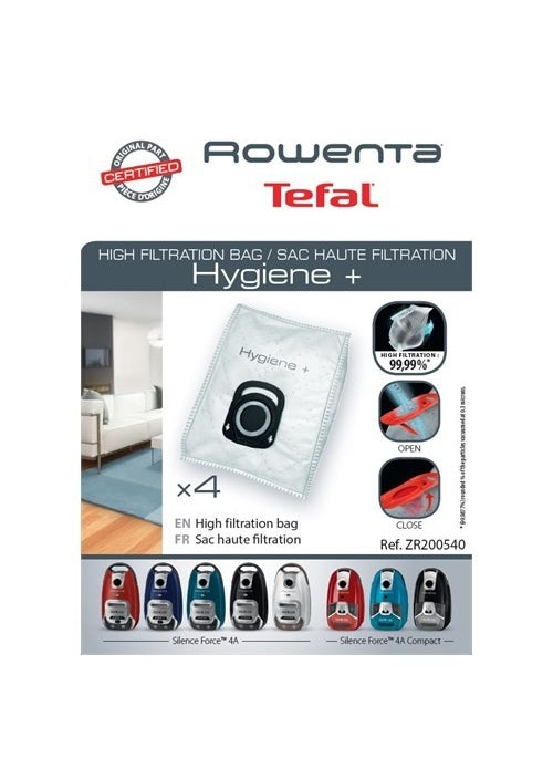 Rowenta Hygiene+ Dust Bag (4 pieces in a package)  - Image 1