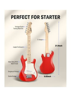 Donner 30 Inch Kids Electric Guitar Bundle- Red - pzsku/ZA7D7669938E471C20C1AZ/45/_/1709895179/75b07b5a-a852-47eb-9d76-3617be64a295