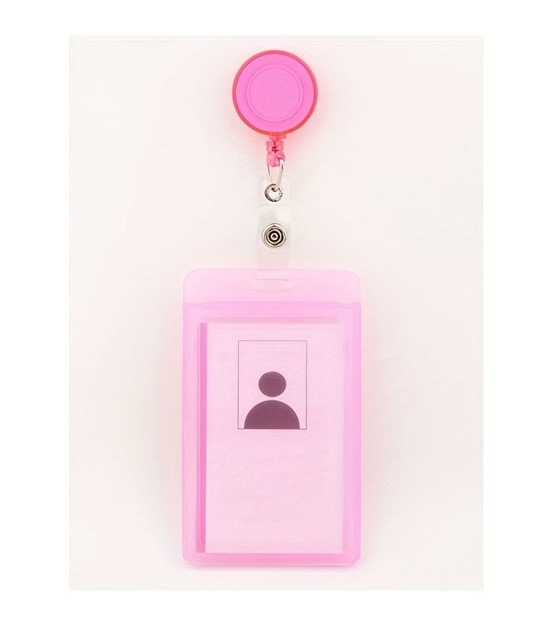 Purple 2D Transparent Card Sleeves with Pull Tab Set for Men Women Students - Image 4